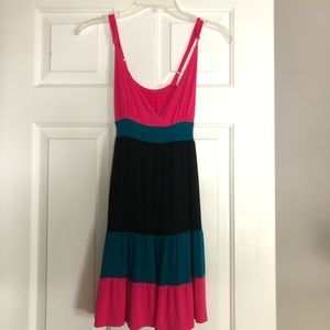 Color block sundress